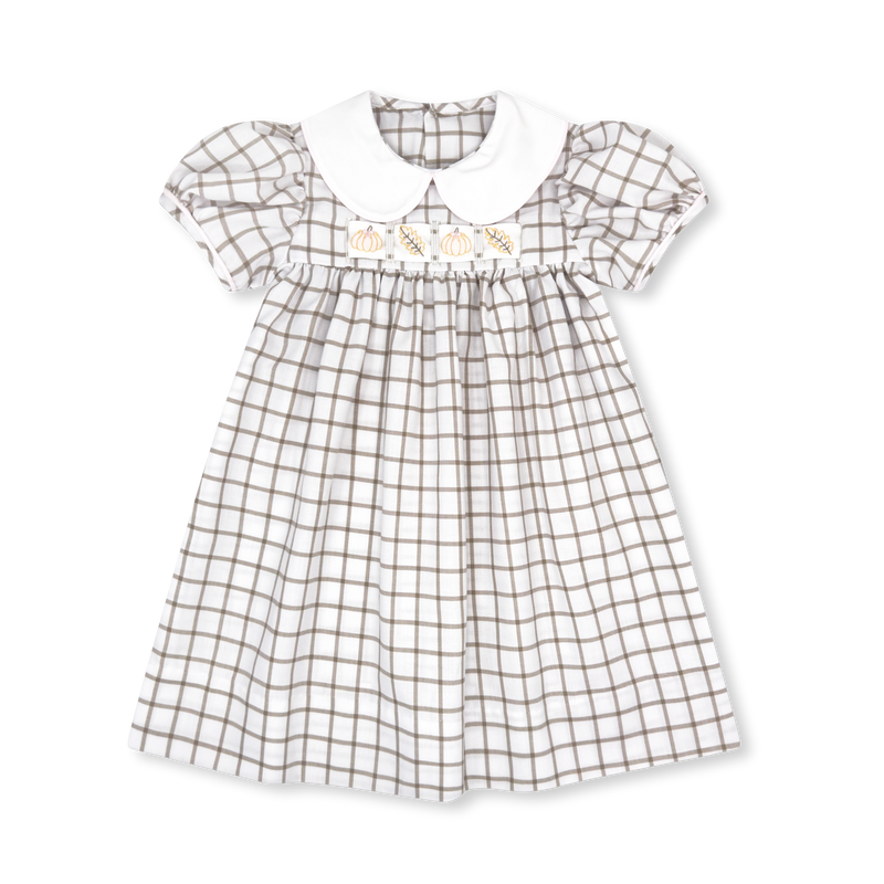 Ruth Ribbon Dress - King Street Windowpane