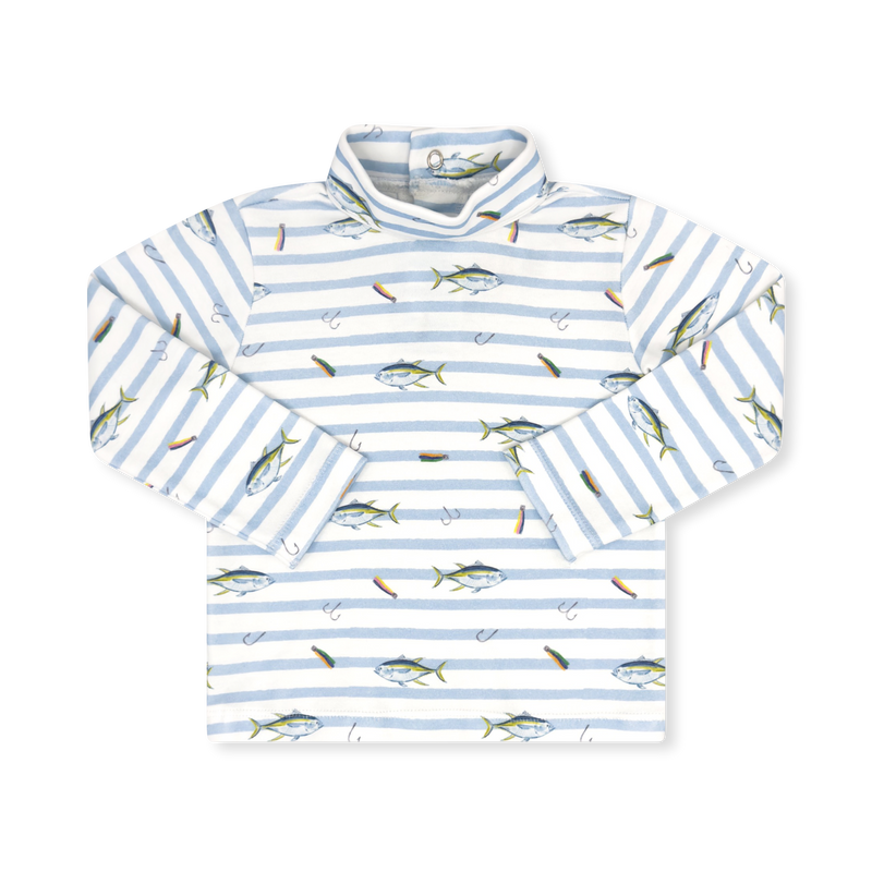 Tiny Tot Turtleneck - Fish Tales