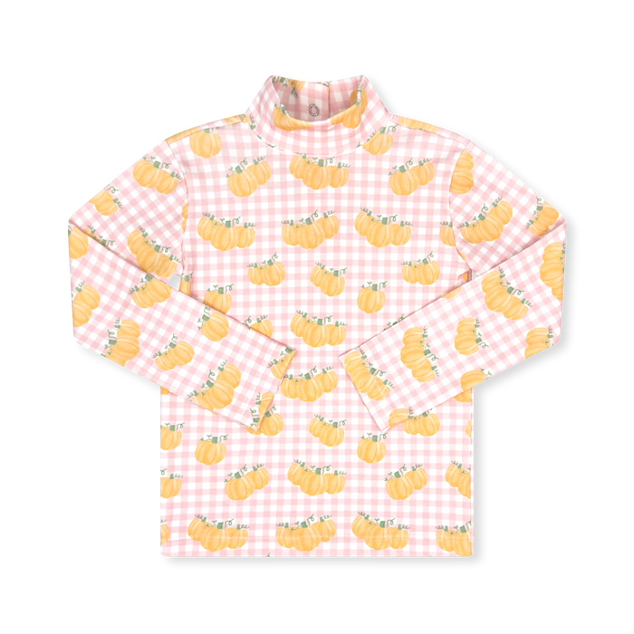 Tiny Tot Turtleneck - Little Pumpkin, Pink