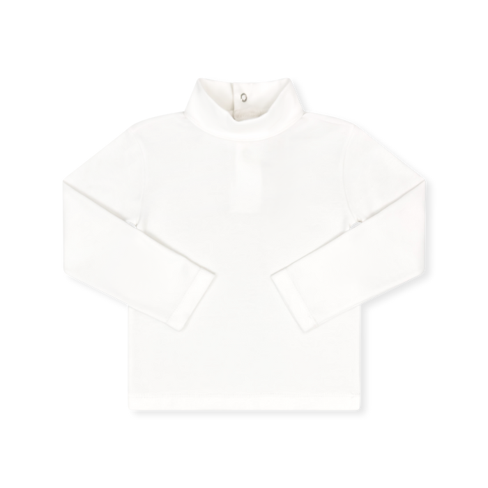 Tiny Tot Turtleneck - Park White