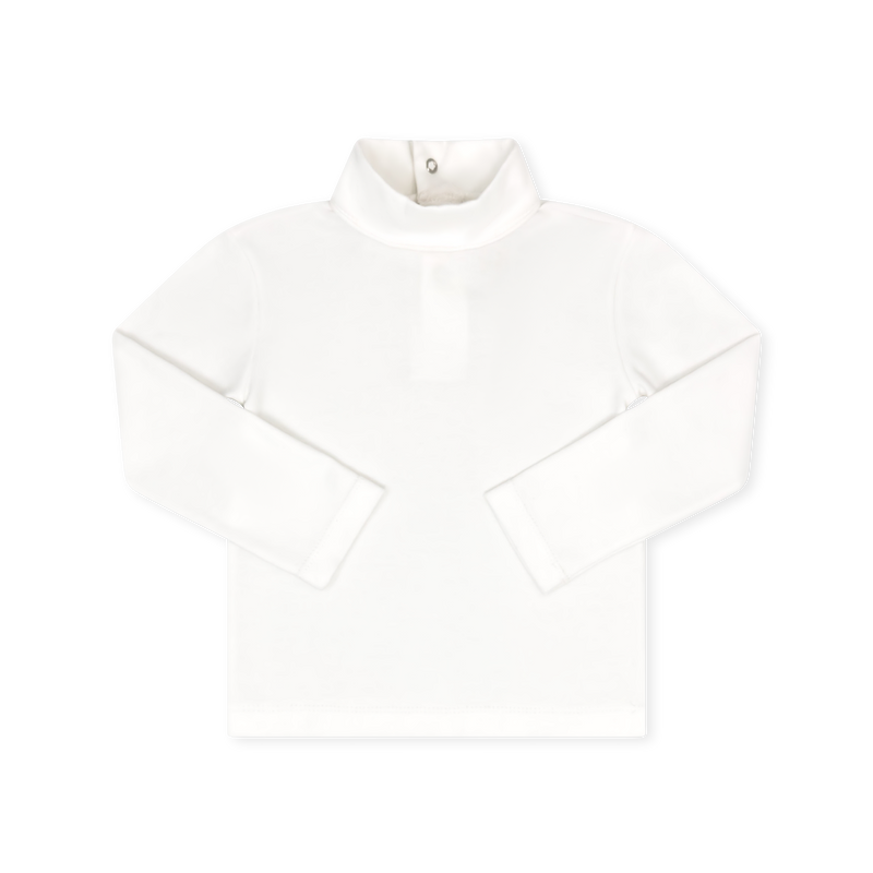 Tiny Tot Turtleneck - Park White