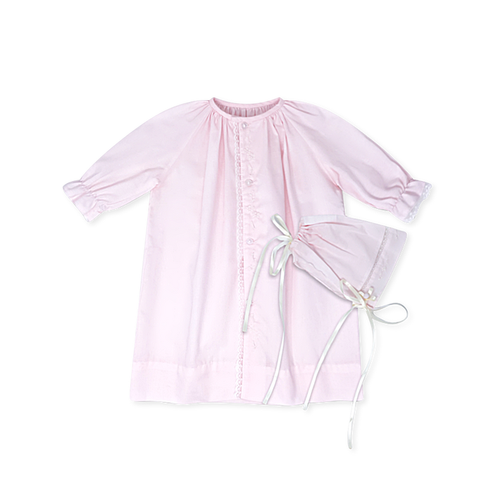 Vintage Daygown Set - Blessings Pink, Floral.