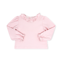 Bella Blouse Long Sleeve - Perfectly Pink Knit