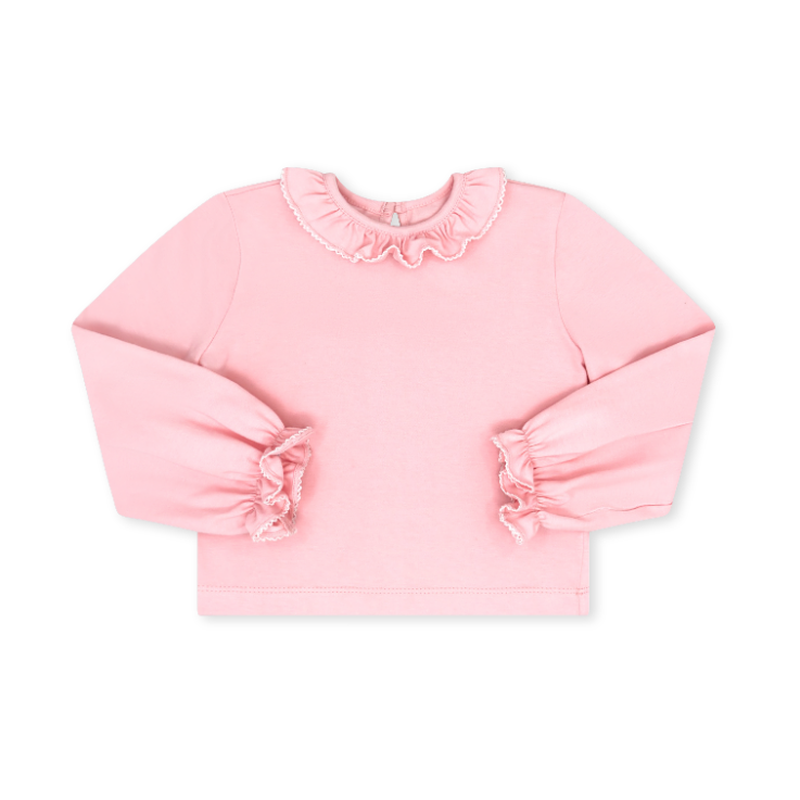 Bella Blouse Long Sleeve - Pensacola Pink