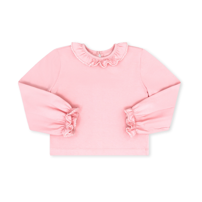 Bella Blouse Long Sleeve - Pensacola Pink