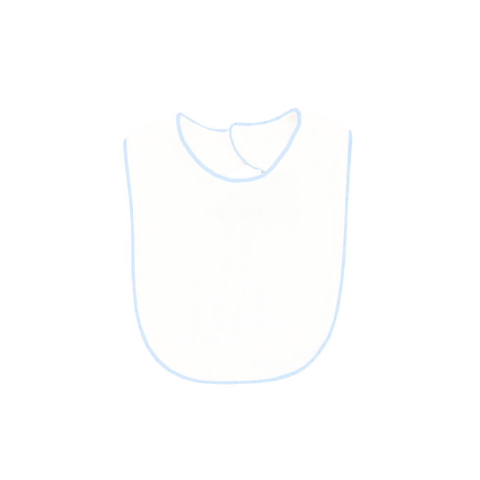 Heirloom Bib - Park White, Park Blue