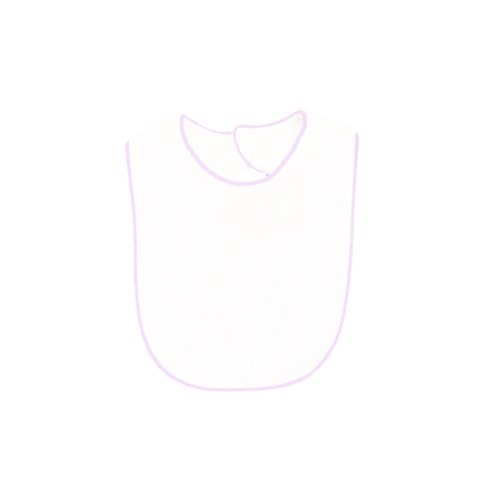 Heirloom Bib - Park White, Park Pink