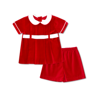 Benton Short Set - Ruby Red Velvet