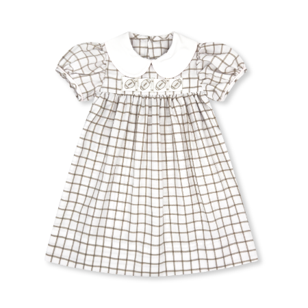 Ruth Ribbon Dress - King Street Windowpane