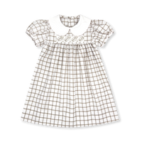 Ruth Ribbon Dress - King Street Windowpane