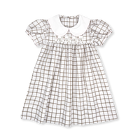 Ruth Ribbon Dress - King Street Windowpane