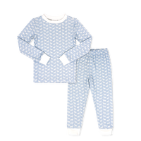 Sweet Pea PJ Set - My Dear, Blue