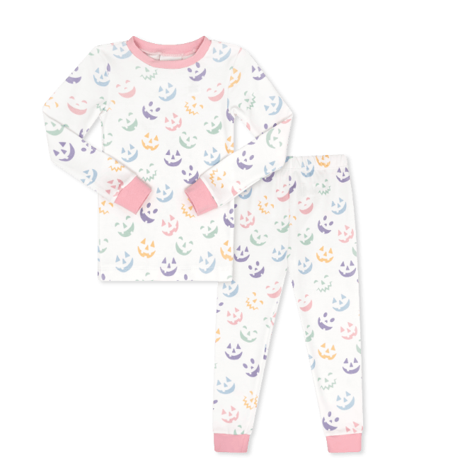Sweet Pea Pajamas Set - Peek-a-BOO Park Pink | Lullaby Set
