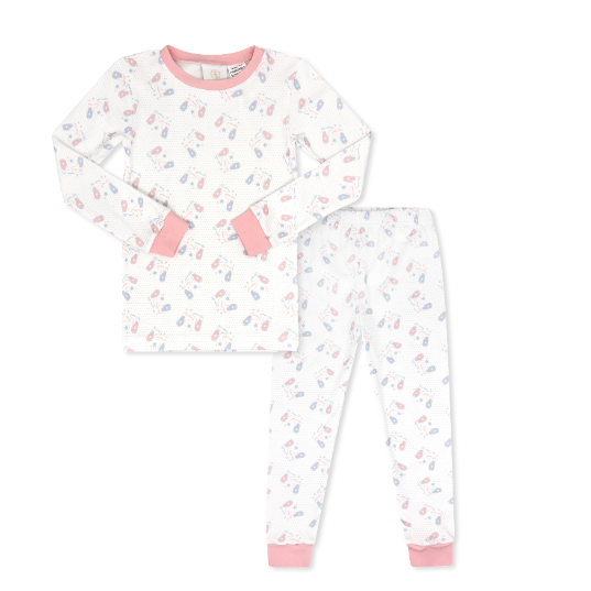 Sweet Pea PJ Set - The Two Step, Park Pink