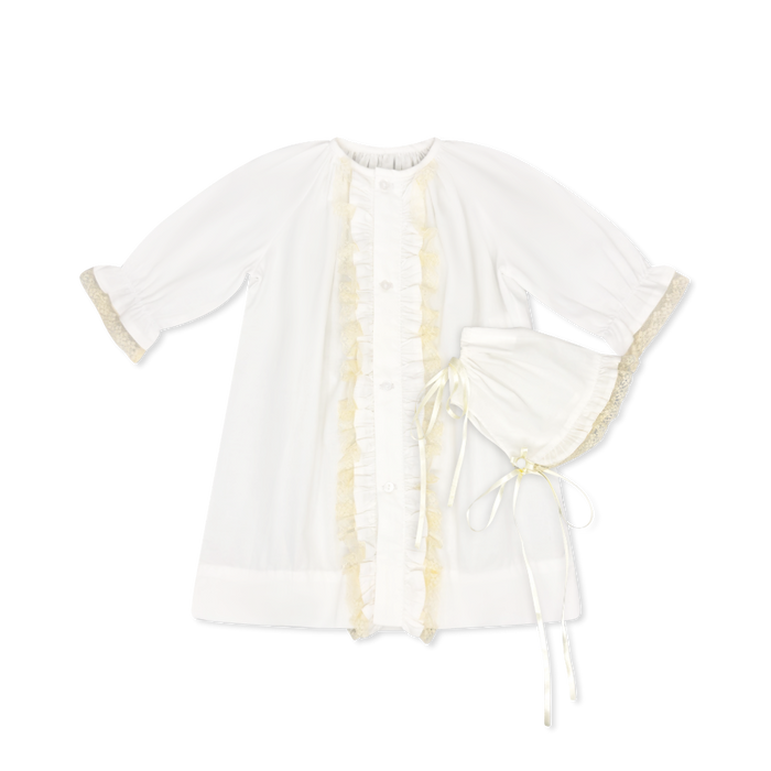 Timeless Daygown Set - Blessings White, Ecru