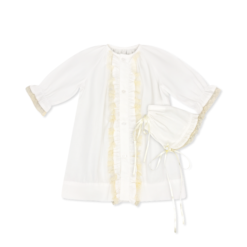 Timeless Daygown Set - Blessings White, Ecru