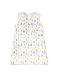 Ann Dress - Seahaven Sailboat, Party Pink Seersucker