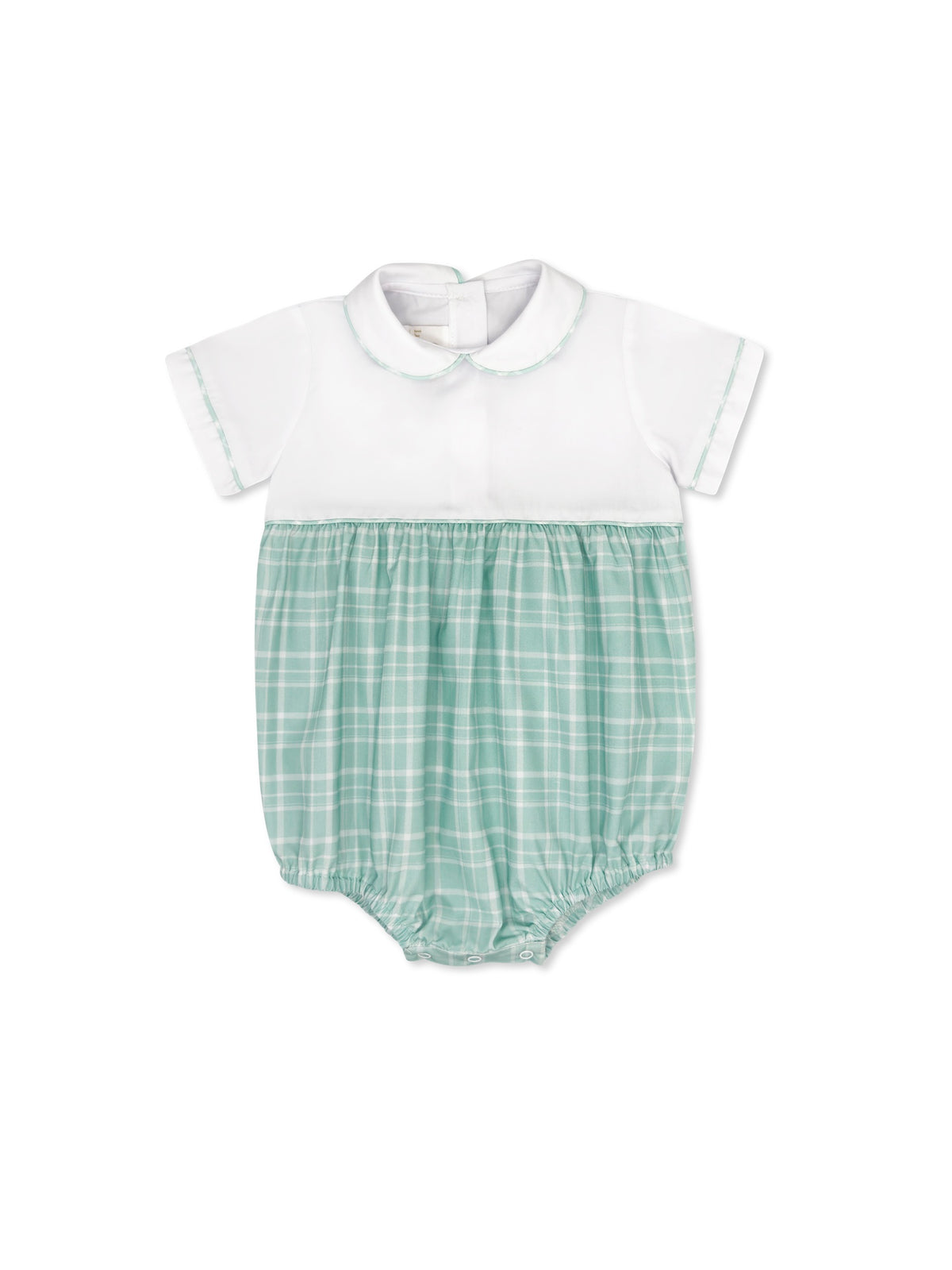 Baby Bea Bubble - Gulfport Green Plaid