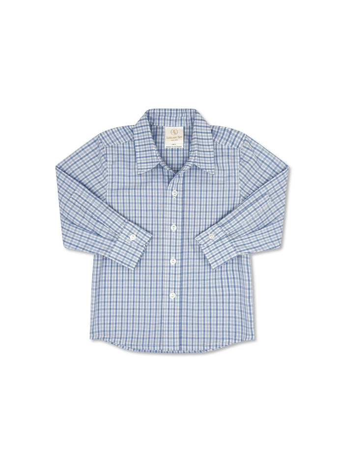 Brees Button Down - Billings Blue Plaid