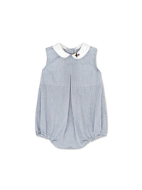 Collier Bubble - Newberry Navy Windowpane