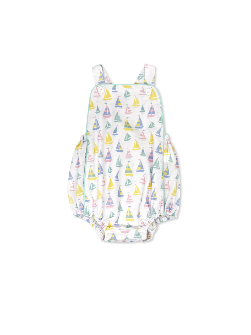 Evan Sunsuit - Seahaven Sailboat, Happy Mint