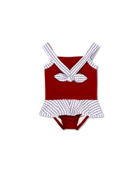 Nora Swimsuit - Relay Red, All American