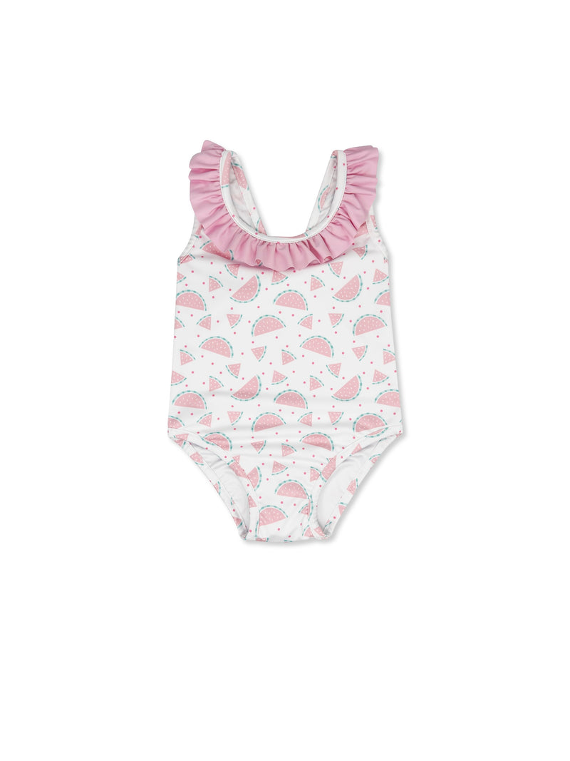 Sarah Swimsuit - Whimsy Watermelon, Poolside Pink