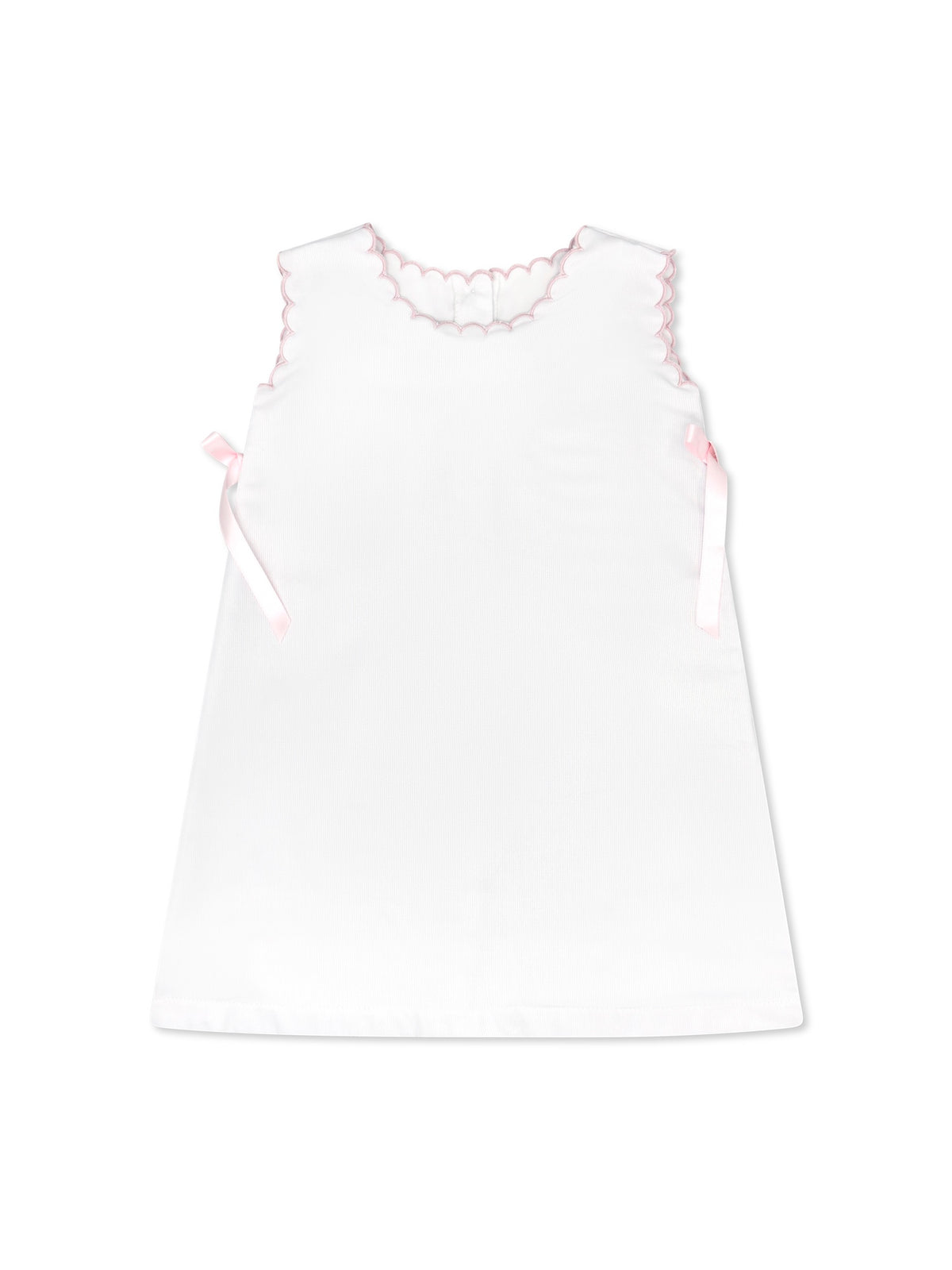 Shelley Dress - Legacy White, Pensacola Pink