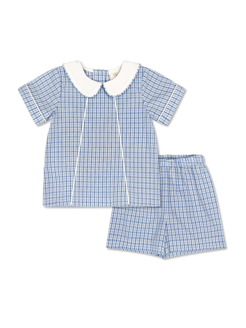 Adam Short Set - Billings Blue Plaid