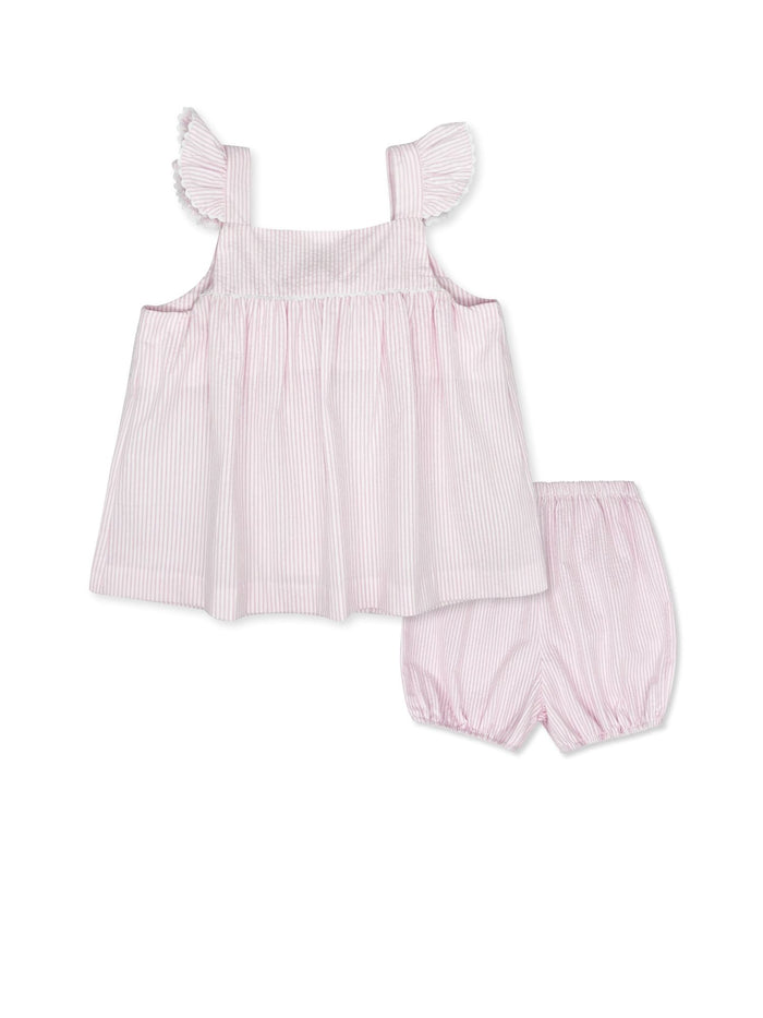 Sally Swing Set - Simply Pink Seersuceker