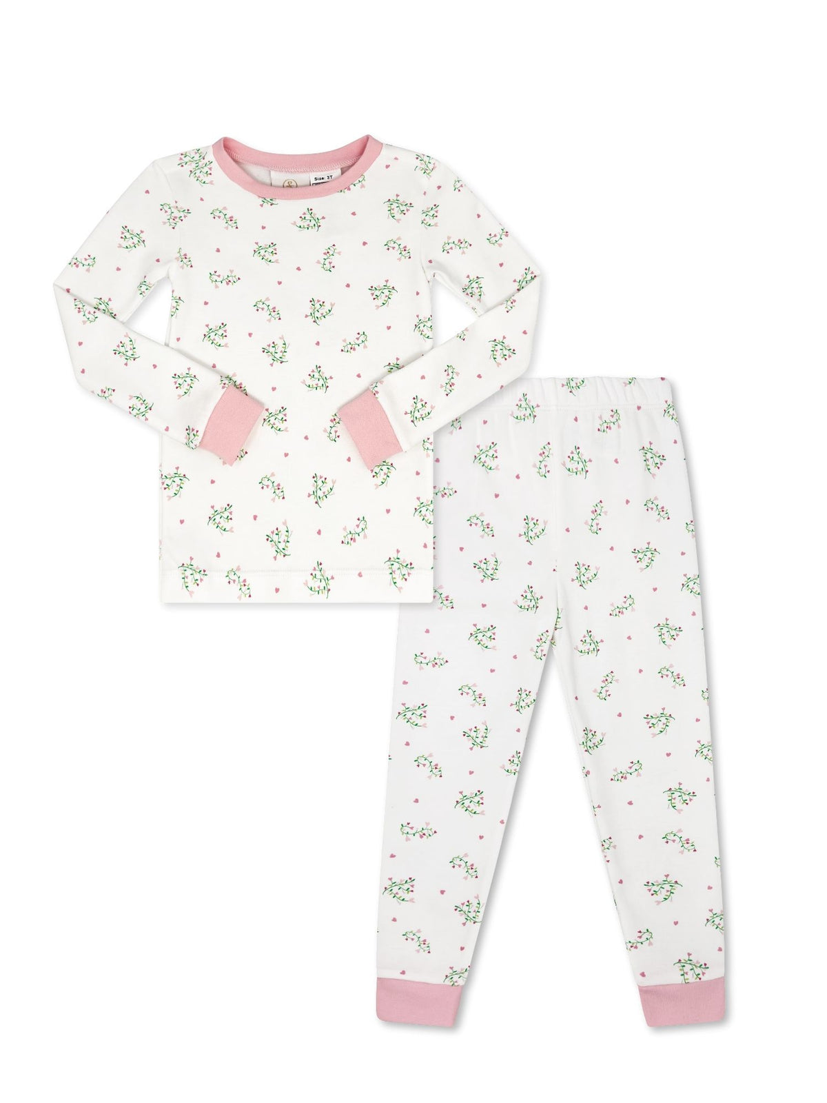 Sweet Pea PJ Set - Love You Bunches, Pensacola Pink