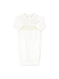 Cuddle Time Saque - Park White, Ecru - Classic Saques | Lullaby Set