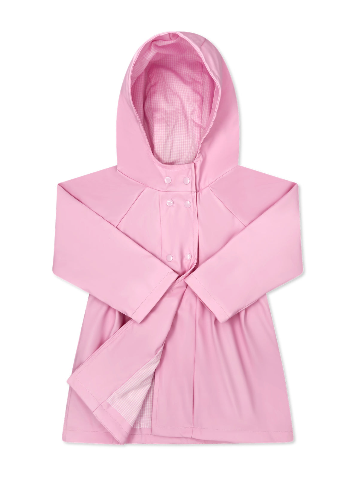 Splish Splash Raincoat - Singing in the Rain Pink, Baby Pink Minigingham