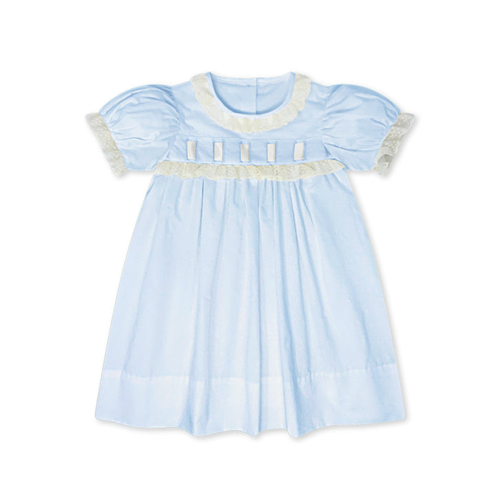 Paris Dress - Blessings Blue Batiste (SS25)