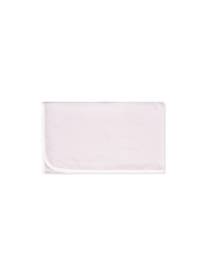 Bundled Up Blanket - Baby Pink Minigingham