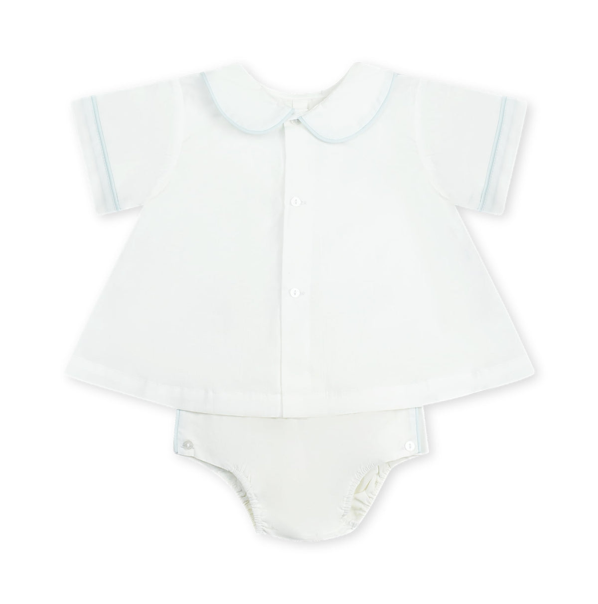 Dapper Diaper Set - Blessings White, Blue