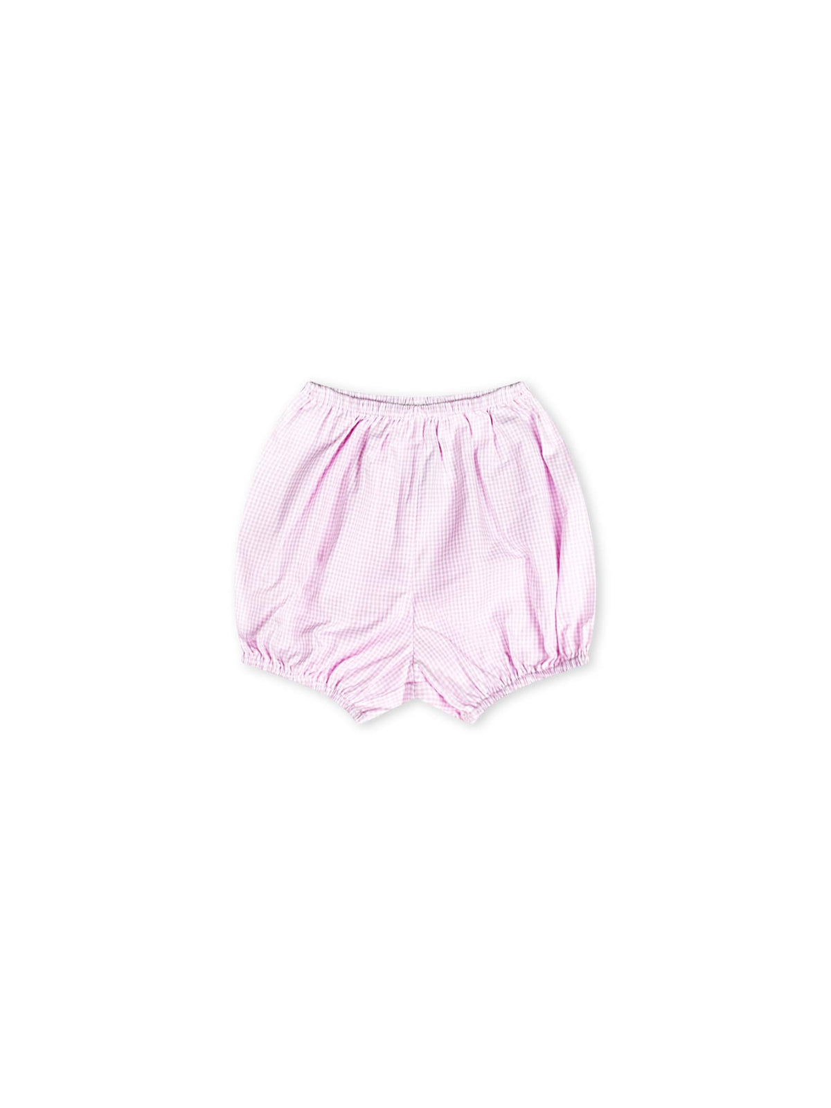 Elegant Diaper Cover - Baby Pink Minigingham