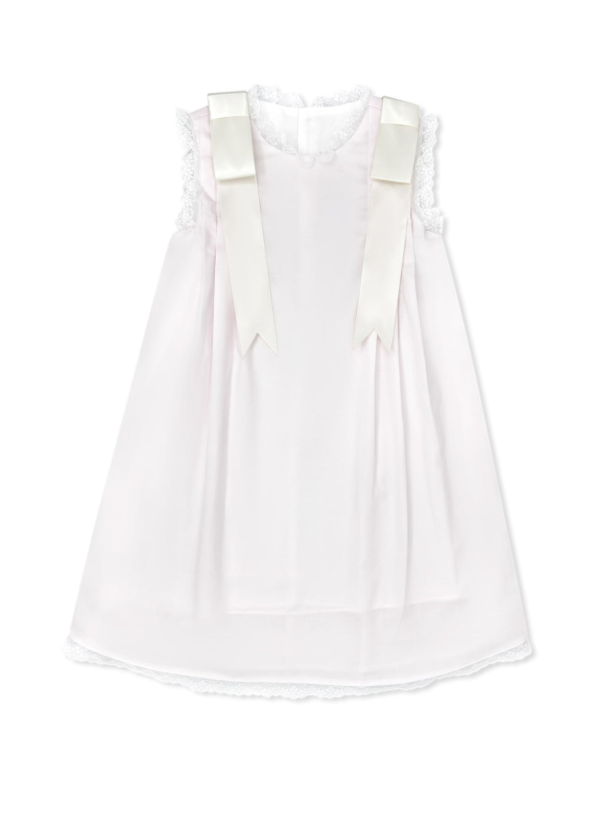 Patricia Dress - Blessings Pink, Ecru