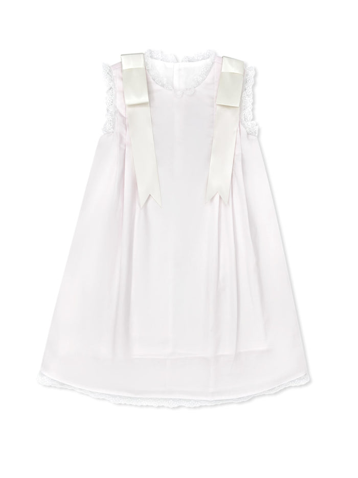 Patricia Dress - Blessings Pink, Ecru