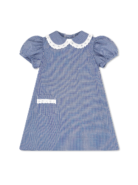 1956 Pocket Dress - River Royal Minigingham