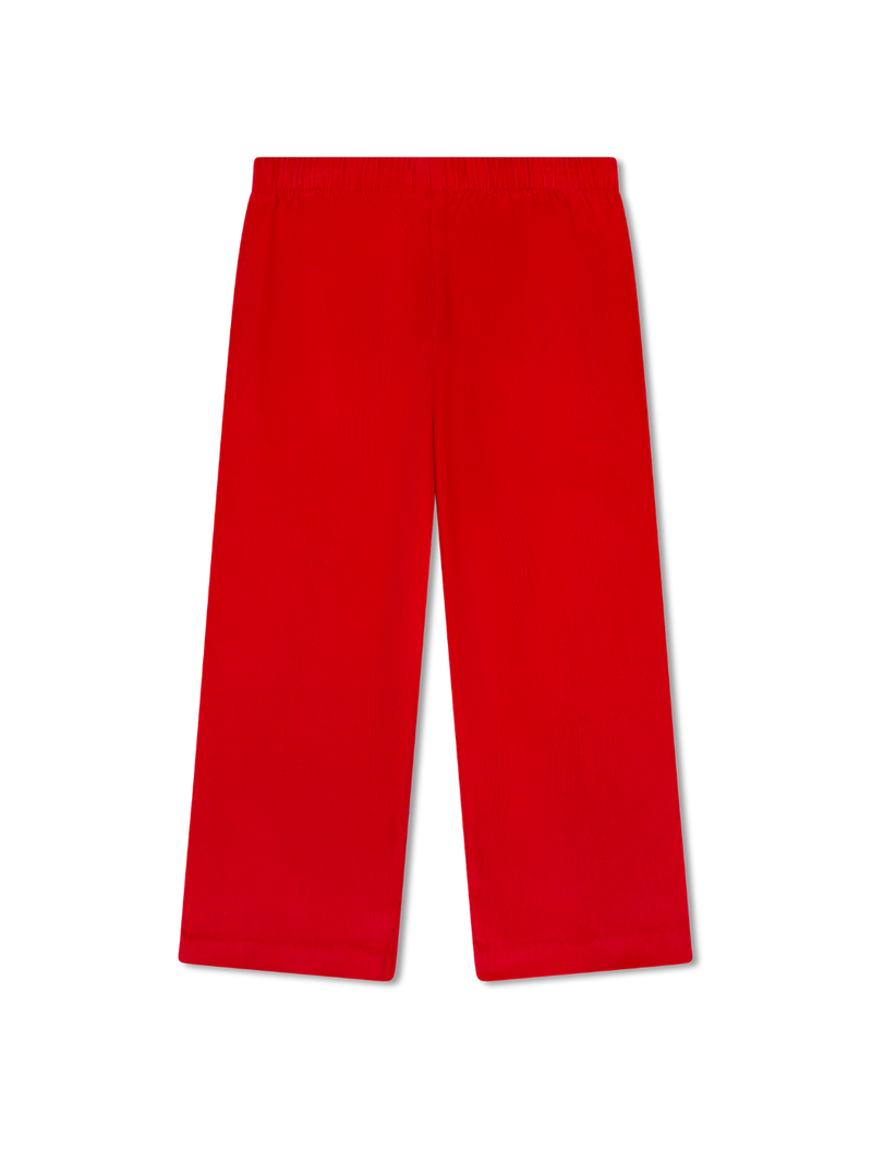 William Pant - High Point Red Corduroy