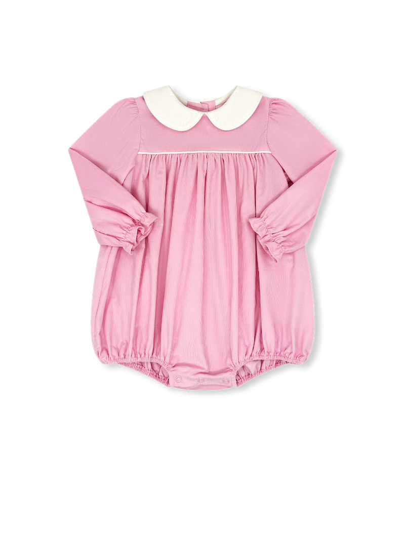 Charleston Bubble Long Sleeve - High Point Pink Corduroy