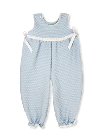 Rosie Romper - Windy Blue Quilted