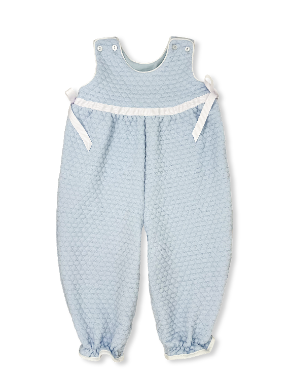 Rosie Romper - Windy Blue Quilted