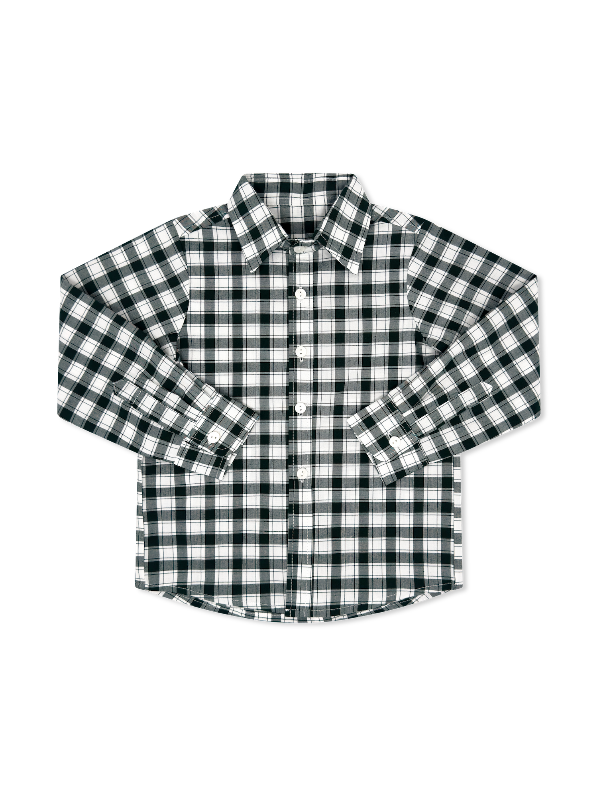 Brees Button Down - Gardner Green Check