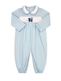 Luke Longall Long Sleeve - Willoughby Blue Knit, Train