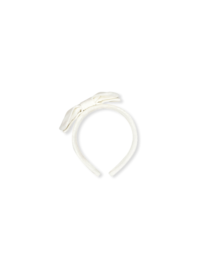 Hadley Headband - Winter White Velvet (FW25)