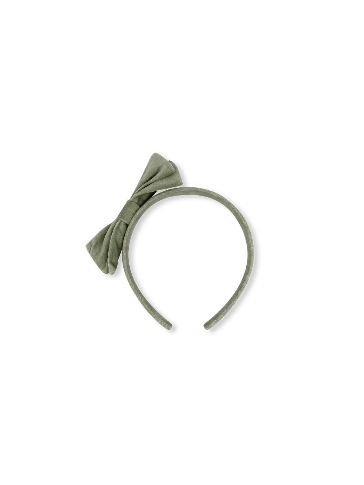 Hadley Headband - Leyland Green Velvet