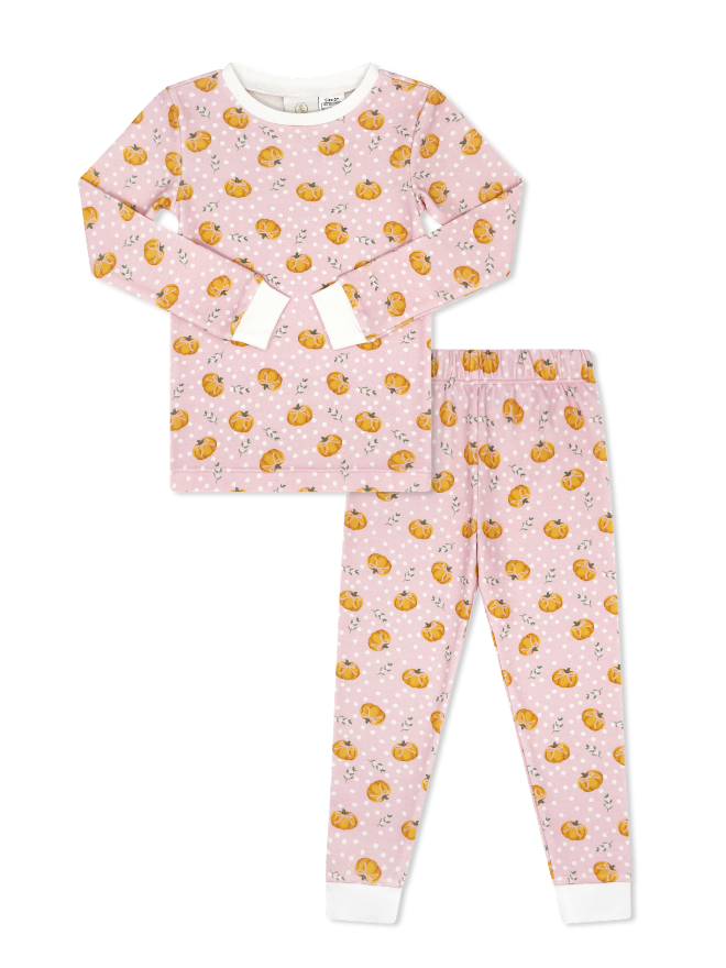 Sweet Pea PJ Set - Pumpkin Patch Delight
