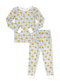 Sweet Pea PJ Set - Pumpkin Patch Delight, Blue